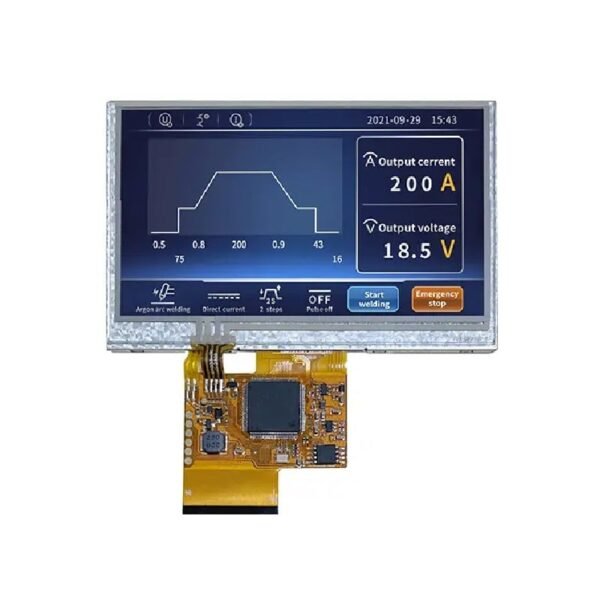 DWIN TN, resistive touch 4.3 inch COF Display - Image 4