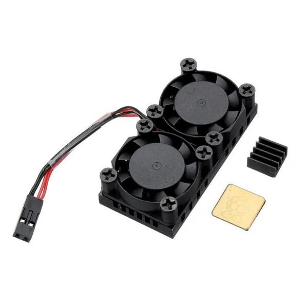 Double Fans Radiator for Raspberry Pi 3B+/4B - DarkOct02