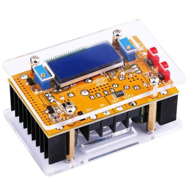 Dual Display 10A Power Adjustable Step-Down Constant-Voltage Constant ...