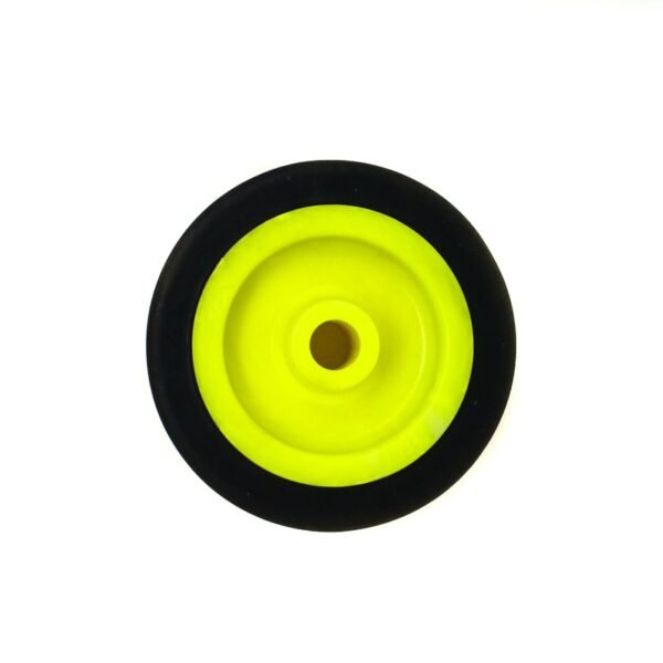 EasyMech Heavy Duty(HD) Disc Wheel 100x32mm 1Pcs. (Yellow Color) - Image 3