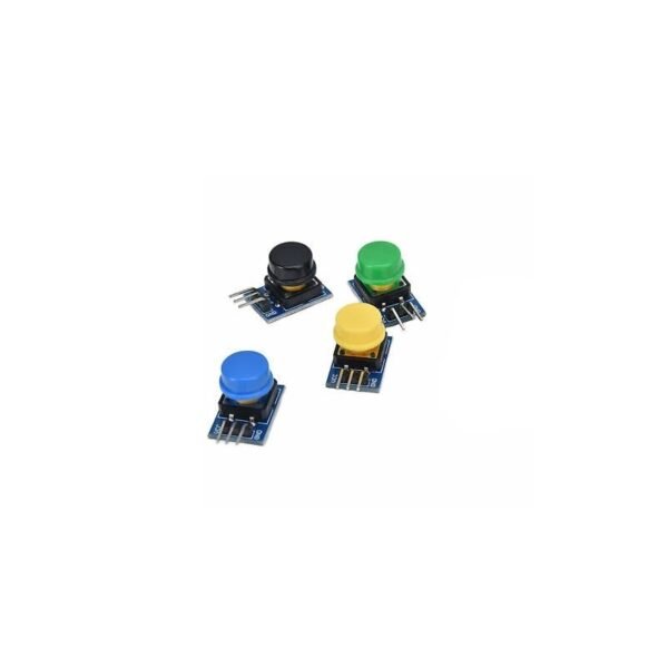 Green Electronic Building Blocks Big Key Button Module High Level Output - Image 3