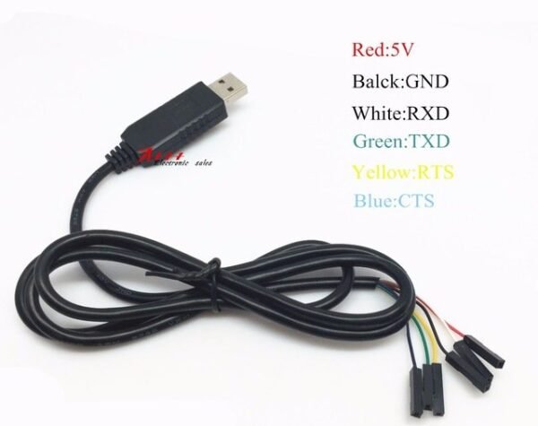 USB To Serial Adapter Module USB TO TTL RS232 Arduino Cable With CTS RTS - Image 2