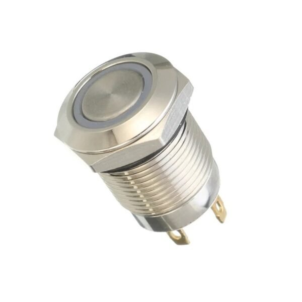 RED 22 mm 220 V LATCHING Metal Switch