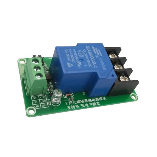 1 Channel Relay Module, 30A with Optocoupler, Isolation 5V Supports, High and Low Triger - Image 3