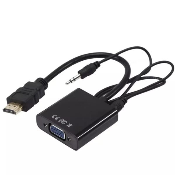 HDMI male to VGA Female Converter, with 3.5 mm Audio Out - Image 2