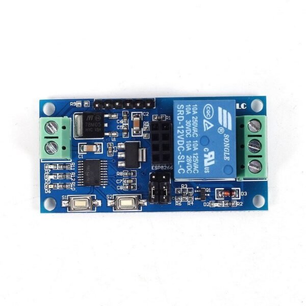 ESP8266 ESP-01 12V 1, Channel WiFi Relay, Module Things Smart, Home Remote Control, Switch - Image 3