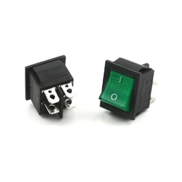 High voltage KCD4 Red 12V-24V 16A DPST ON-OFF 4 Pin Rocker Switch