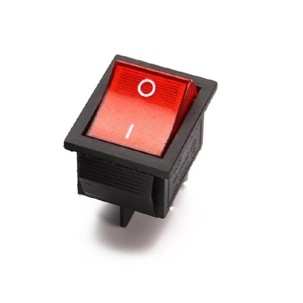 High voltage KCD4 Red 220V 16A DPST ON-OFF 4 Pin Rocker Switch - Image 4