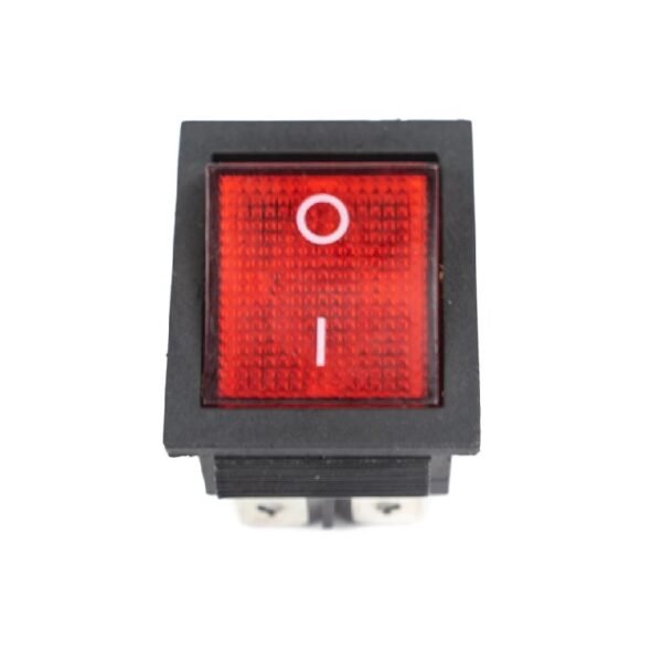 High voltage KCD4 Red 220V 16A DPST ON-OFF 4 Pin Rocker Switch - Image 5