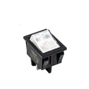 High voltage KCD4 White 220V,16A DPST ON-OFF 4Pin Rocker Switch
