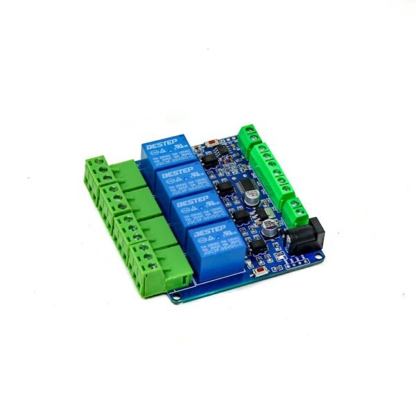 5V Modbus RTU 4, Channels Relay Module, Input Optocoupler, Isolation RS485 MCU for, Arduino - Image 2