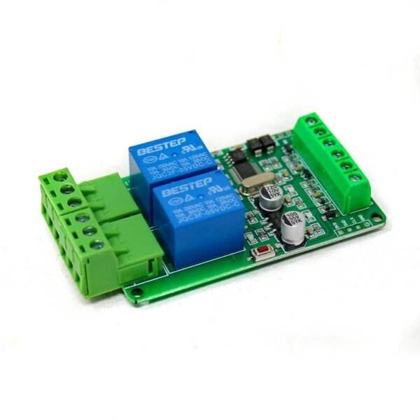 5V Modbus RTU 2, Channels Relay Module, Input Optocoupler, Isolation RS485 MCU
