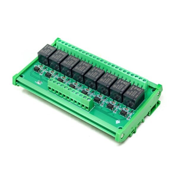 24V 8 Channels Relay, Module High and Low, Triggering Optocoupler, Isolation Relay Module, PLC Signal Amplifier, Board - Image 2