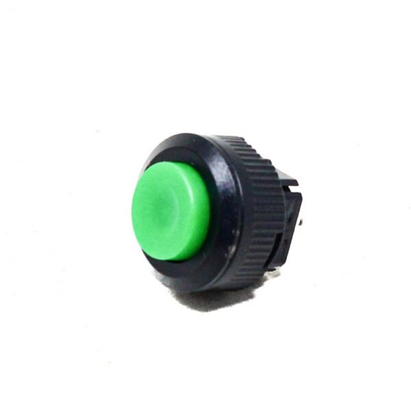 Green DS-500 2PIN 14MM Thread Momentary Self- Reset Push Button Switch Press Off-NO