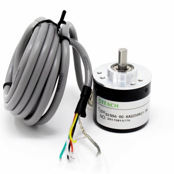 ZSP3806 2500 PPR Solid Shaft ABZ 3-Phase 5-24V Incremental Photoelectric Rotary Encoder