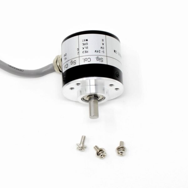 ZSP3806 2500 PPR Solid Shaft ABZ 3-Phase 5-24V Incremental Photoelectric Rotary Encoder - Image 2