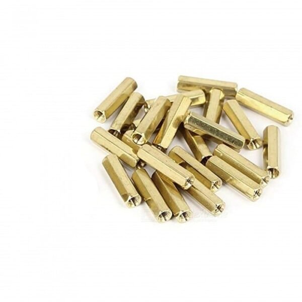 M3 X 20mm Female to Female Brass Hex Threaded Pillar Standoff Spacer-18 Pcs. - Image 3
