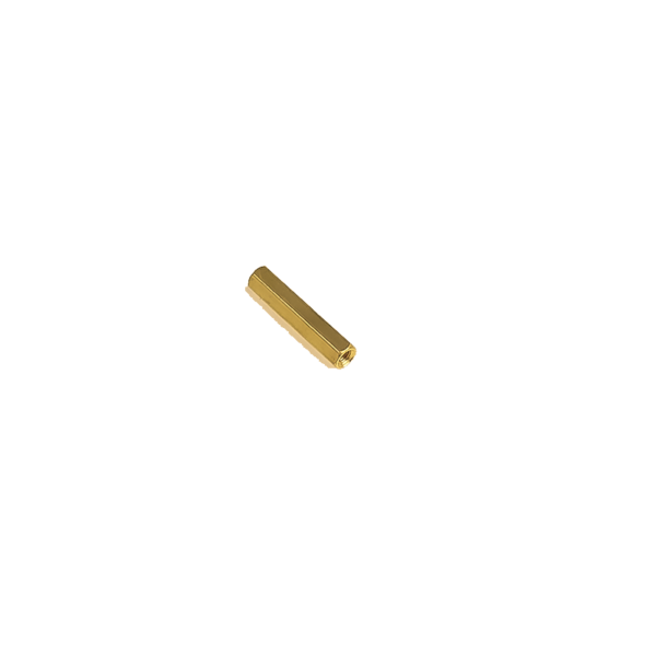 M3 X 25mm Female to Female Brass Hex Threaded Pillar Standoff Spacer- 12 Pcs. - Image 3