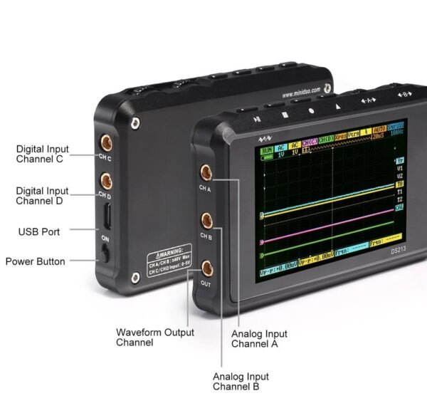 Mini Oscilloscope DS213 - Image 3