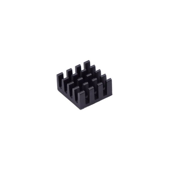 Black Aluminum Heatsink for Raspberry Pi - Image 3