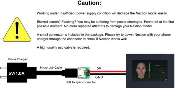 Nextion Intelligent NX8048P050_011R_Y HMI 5.0″ Resistive Touch Display with enclosure383083 - Image 2