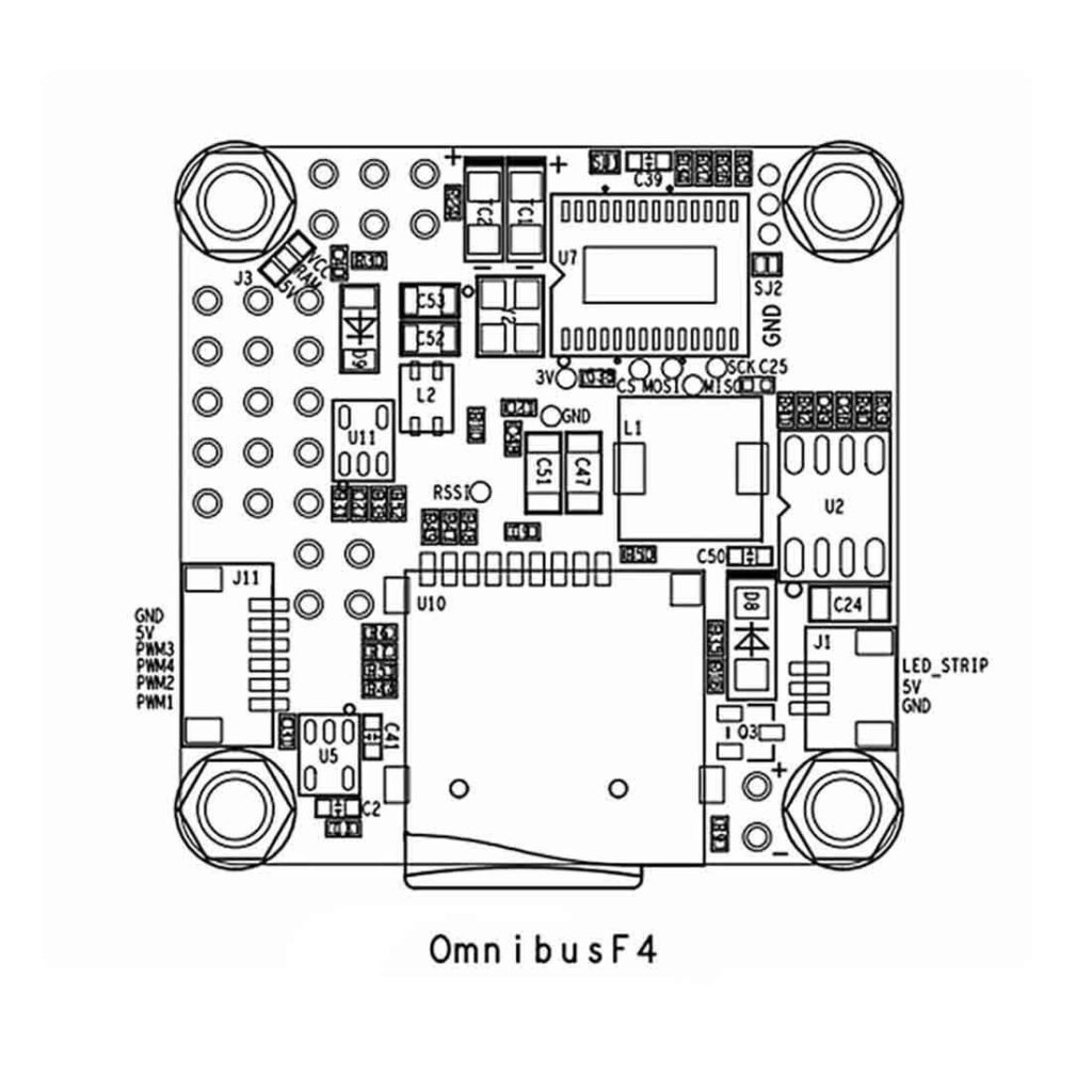 OMNIBUS F4 Pro V3 Flight Controller - DarkOct02