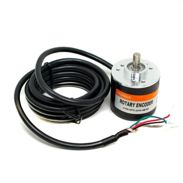 Orange 1000 PPR 2-Phase Incremental Optical Rotary Encoder with Outer diameter 41mm - Image 4