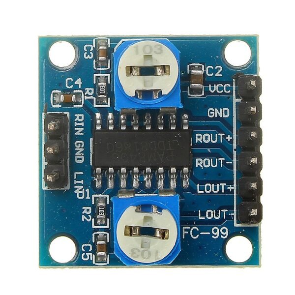 PAM8406 Digital Amplifier Module With Volume Control Potentiometer 5Wx2 Stereo - Image 4