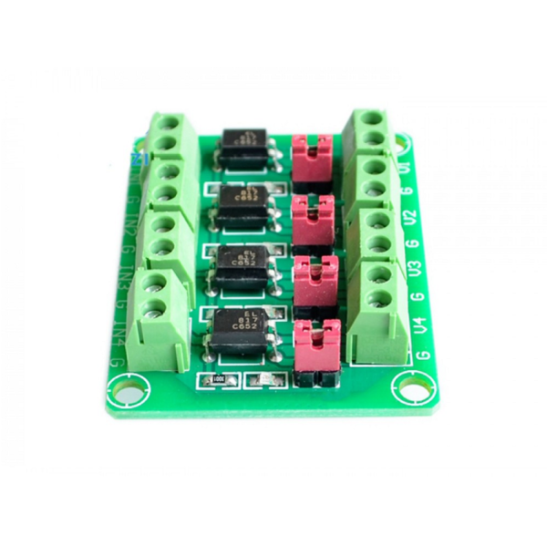 PC817 4 CH Optocoupler Isolation Module - Image 4