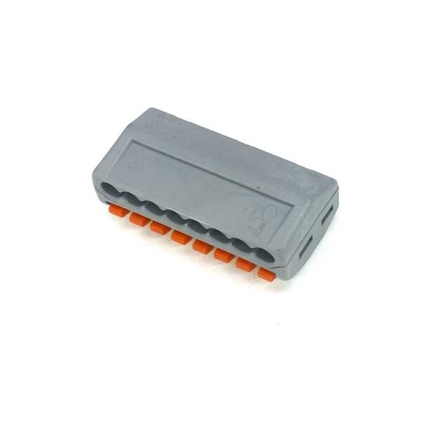 PCT-218 0.08-2.5mm 8 Pole Wire Connector Terminal Block with Spring Lock Lever for Cable Connection - Image 3