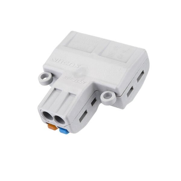PCT-SPL-62 0.08-2.5mm 6:2 Pole Wire Connector Terminal Block with Spring Lock Lever for Cable Connection - Image 4