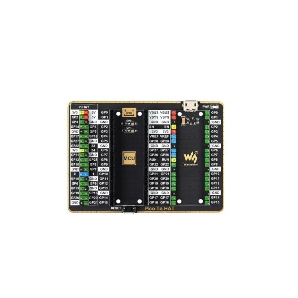 Waveshare GPIO Expander For Raspberry Pi Pico, 1x Raspberry Pi Standard 40PIN, 1x Pico 2?20PIN - Image 2