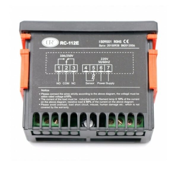 RC-112E 12V 10A Digital LCD Thermostat Regulator Temperature Controller with 2M Probe Cable - Image 2