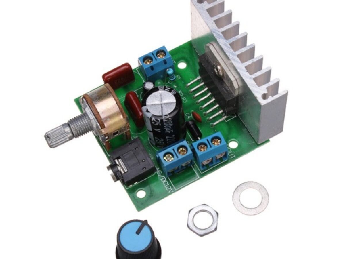 TDA7297 Version A Dual-Channel Amplifier Board – 12V AC/DC, 15W+15W, Module