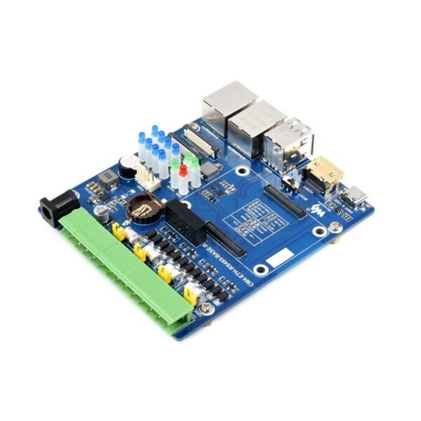 Waveshare Dual ETH Quad RS485 Base Board (B) for Raspberry Pi Compute Module 4, Gigabit Ethernet, 4CH Isolated RS485 - Image 3