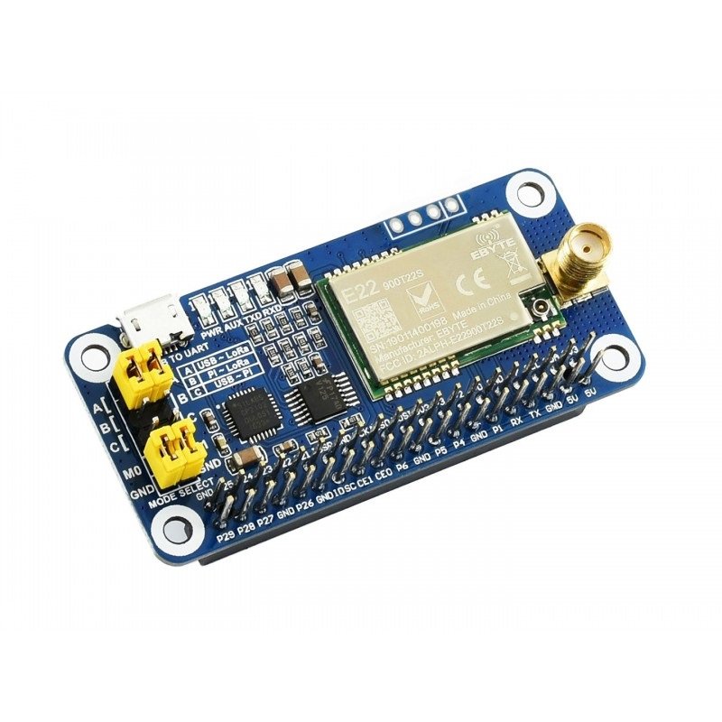 Waveshare Sx1262 Lora Hat For Raspberry Pi 868mhz Frequency Band Darkoct02 2108