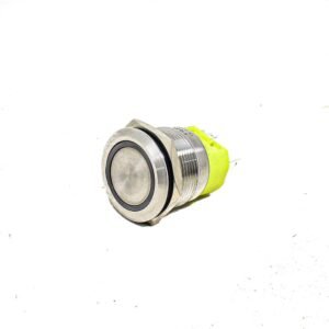 GREEN 16 mm 12V-24 V Momentory Metal Switch