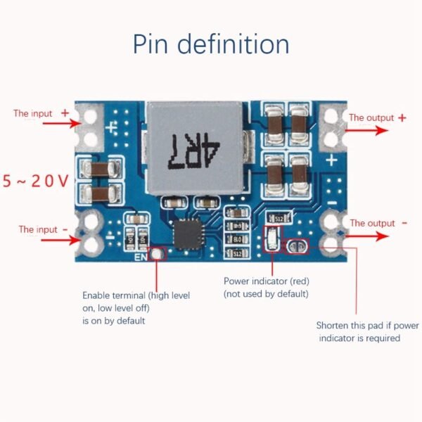 MINI560 DC-DC 12V 5A, Step-Down Stabilized, voltage source module - Image 2