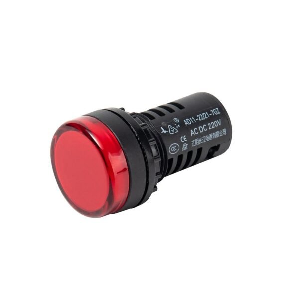 Red AC/DC12V 16mm AD16-16E LED Power Pilot Signal Indicator Lamp