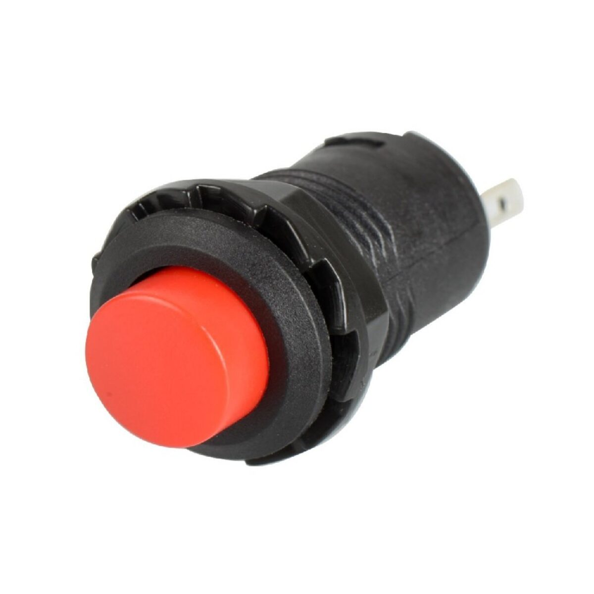 Red R13 502 12MM 2PIN Momentary Self Reset Round Cap Push