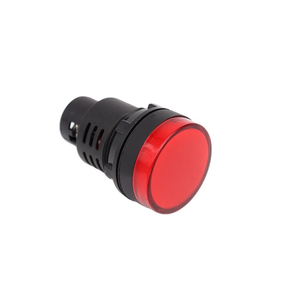 AC220V LED Power Indicator Pilot Signal Light Lamp 22mm | Shopee