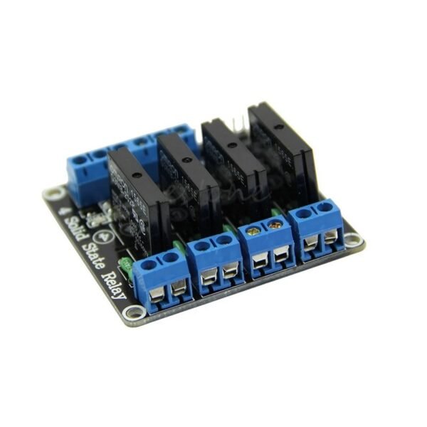 4 Channel 24V Relay Module Solid State High Level SSR DC Control 250V 2A with Resistive