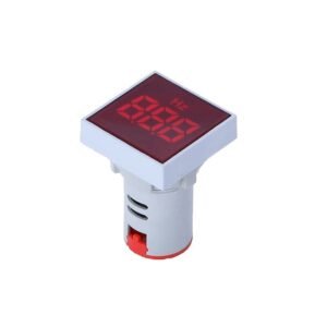 Red 20-75Hz 22mm AD16- 22DSHZ Square Cover LED Hertz Meter Indicator Light
