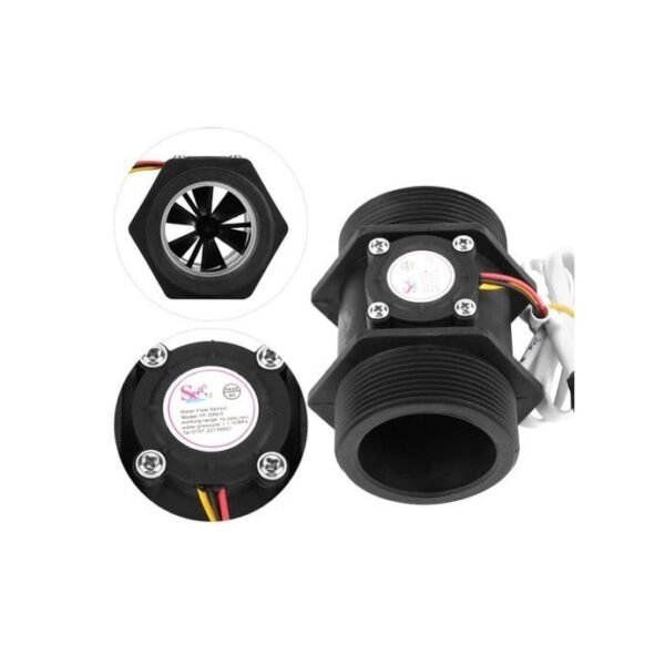 Water Flow Sensor (Sea) YFDN50 Flowmeter G2 10- 200L/min 3.5-12V - Image 2